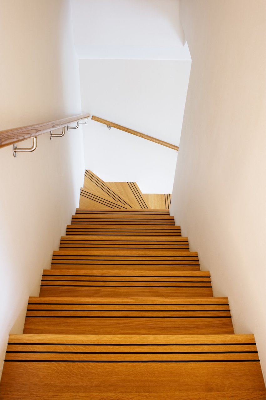 Wooden staircase