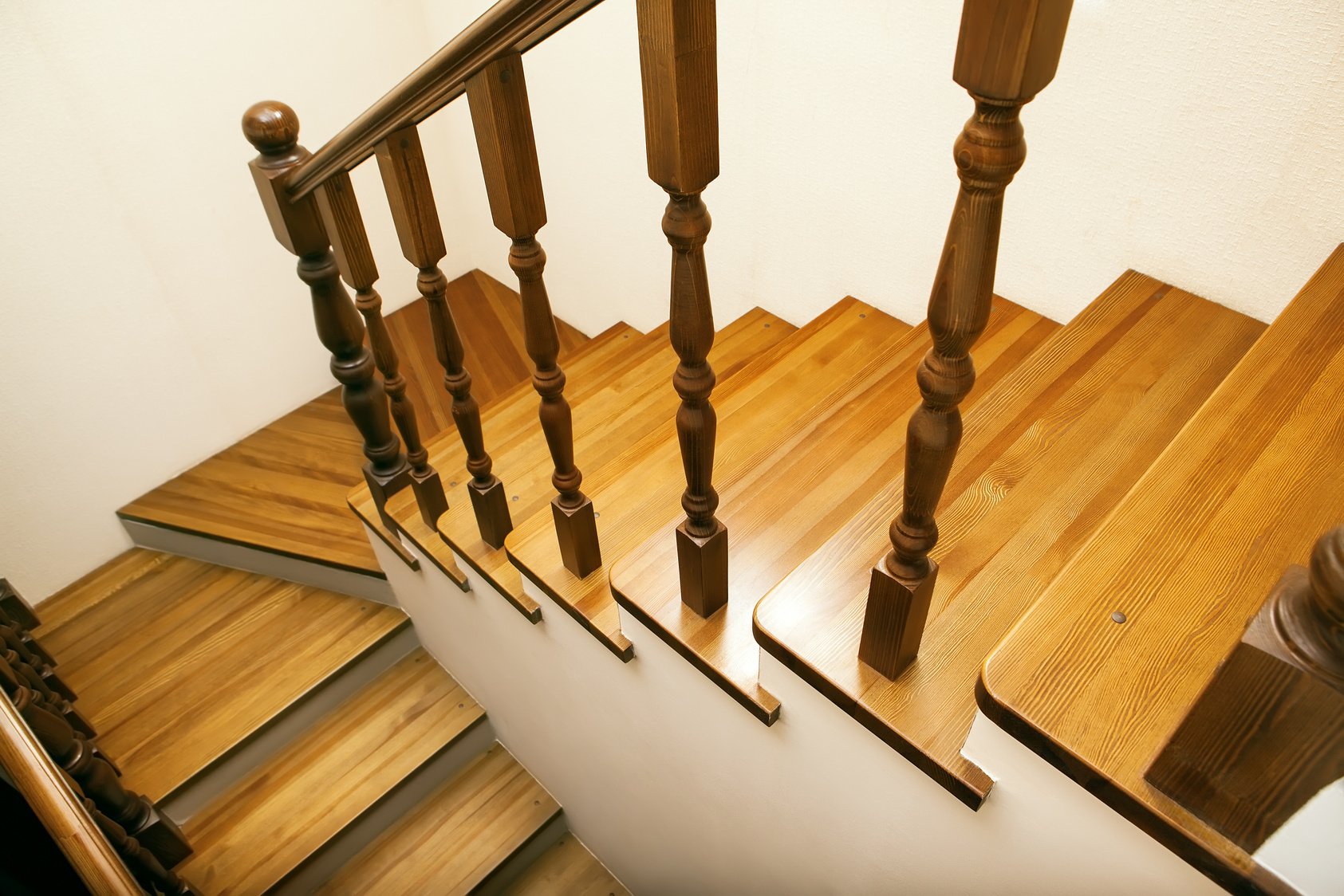 wooden staircase