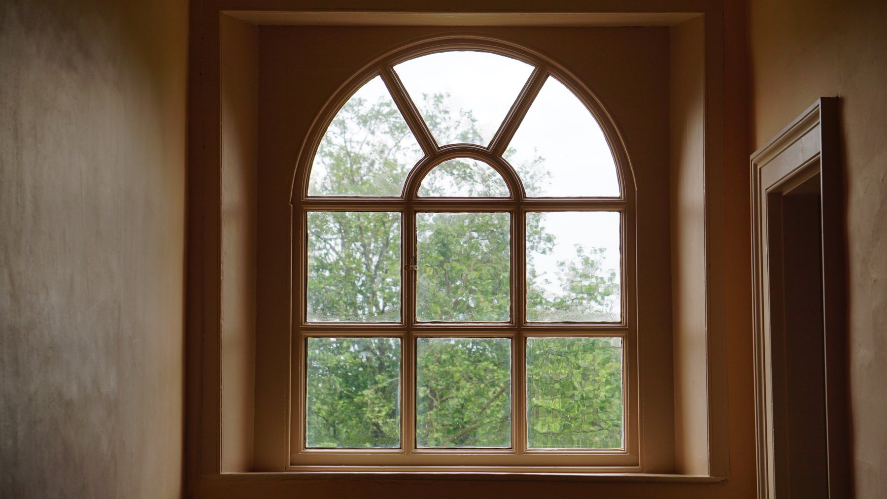 Beige Wooden Window